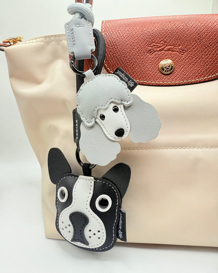 Poodle, Saint Bernard and Curious Black& White Cat Bag Charm Accessories – Choose Your Style !