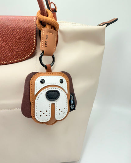 Poodle, Saint Bernard and Curious Black& White Cat Bag Charm Accessories – Choose Your Style !