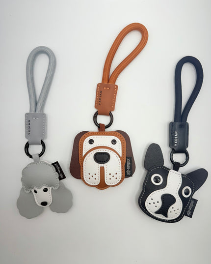 Poodle, Saint Bernard and Curious Black& White Cat Bag Charm Accessories – Choose Your Style !