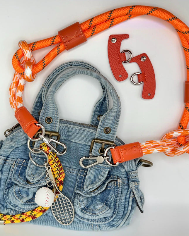 Colorful Rope Bag Strap – Durable, Detachable Shoulder Strap